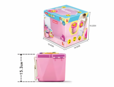 Sluban Bucket Bricks M38-B0830 Kbelík s kostkami růžový 