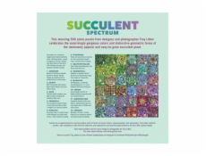 Galison Puzzle Barevné sukulenty 500 dílků