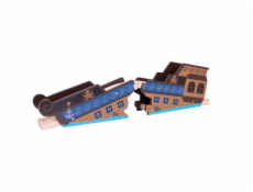 Bigjigs Rail Most vrak lodi 