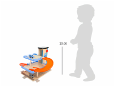 Small Foot Dřevěná patrová garáž s výtahem - poškozený obal