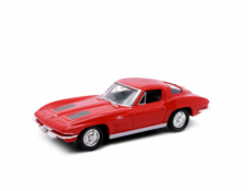 Welly 1963 Chevrolet Corvette 1:34 červený