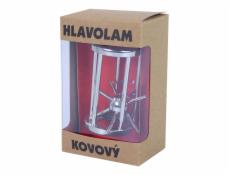 Hlavolam ježek v kleci kovový