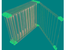 2Kids Toys Dětská dřevěná ohrádka XXL