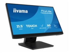 iiyama ProLite T2254MSC-B2AG - LED monitor - 21.5  (18.7  zobrazitelný) - dotykový displej - 1920 x 1080 Full HD (1080p) @ 100 Hz - IPS - 300 cd/m? - 1300:1 - 4 ms - HDMI, DisplayPort - reproduktory -