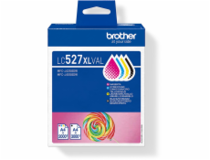 Brother LC527XL Value Pack - 4-balení - Vysoká výtežnost - cerná, žlutá, azurová, purpurová - originální - závesný box - inkoustová cartridge - pro Brother MFC-J4350DW, MFC-J4550DW