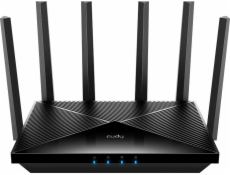 Cudy WR11000 bezdrátový router 2.5 Gigabit Ethernet Tři pásma (2,4 GHz / 5 GHz / 6 GHz) Černá Cudy WR11000 bezdrátový router 2.5 Gigabit Ethernet Tři pásma (2,4 GHz / 5 GHz / 6 GHz) Černá
