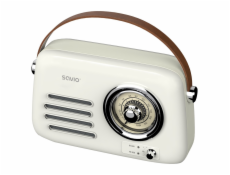 SAVIO RS-02 Přenosné rádio, bílé