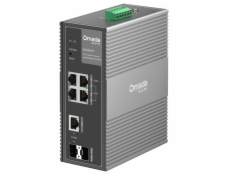 Switch TP-Link IES206GPP průmyslový, 2x SFP combo, 8x GLan s Poe+, 180W, DIN, Omáda SDN