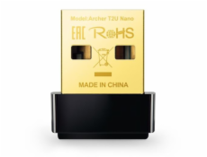 USB klient TP-Link Archer T2U Nano AC 600 adaptér, 2,4/5GHz, USB 2.0,  USB klient TP-Link Archer T2U Nano AC 600 adaptér, 2,4/5GHz, USB 2.0,