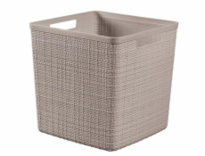 Box Curver Jute Cube 17L taupe