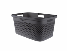 Koš na prádlo Curver Pure 47 l tmavě šedý