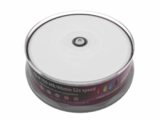 MEDIARANGE CD-R 52x 700MB/80min Inkjet Fullsurface-Printable Cake 25