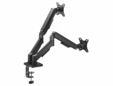 Savio UM-04 Dvojité stolní rameno na monitory s pružinou 17”–32”