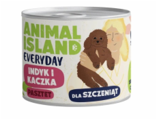 ANIMAL ISLAND Everyday Puppy Turkey and duck - vlhké krmivo pro psy - 185g ANIMAL ISLAND Everyday Puppy Turkey and duck - vlhké krmivo pro psy - 185g