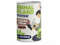ANIMAL ISLAND Everyday Puppy Veal and rabbit - vlhké krmivo pro psy - 400g ANIMAL ISLAND Everyday Puppy Veal and rabbit - vlhké krmivo pro psy - 400g
