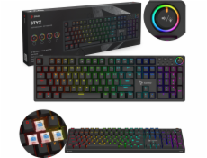 Savio STYX Outemu Blue, Hot Swap, RGB klávesnice Hraní