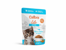CALIBRA Cat Life pouch Kitten Salmon in gravy - mokré krmivo pro kočky - 85g