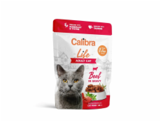 CALIBRA Cat Life Adult Beef in gravy - mokré krmivo pro kočky - 85g CALIBRA Cat Life Adult Beef in gravy - mokré krmivo pro kočky - 85g