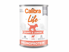 CALIBRA Dog Life Puppy&Junior Lamb & rice - vlhké krmivo pro psy - 400g