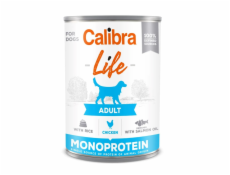 CALIBRA Dog Life Adult Chicken with rice - vlhké krmivo pro psy - 400g CALIBRA Dog Life Adult Chicken with rice - vlhké krmivo pro psy - 400g
