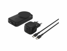 Belkin UltraCharge 25W Qi2 magn. 2-in-1 Lad.klappb.sw. WIZ038kqBK