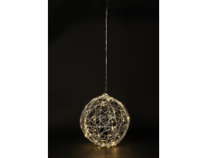Dekorační koule Vánoční dotek, 30 cm, 80 LED