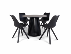 Jídelní stůl Domoletti, černý, Š100 cm