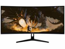 AROZZI NOVA herní monitor 34  34T2K165 Black/ LED/ 3440x1440/ 165Hz/ VA/ 4000:1/ 1ms/ 2xHDMI/ 2xDP/ černý