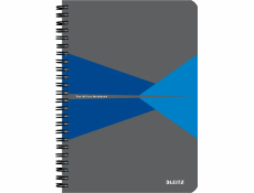 Leitz zápisník Office A5 s kartonovými deskami, drátěná vazba, čtverečkovaný