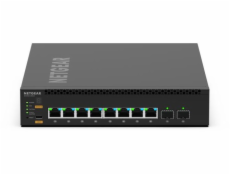 NETGEAR M4350-8M2V - Prepínac - L3 - rízený - 8 x 2.5GBase-T (PoE ++) + 2 x 25 Gigabit SFP28 (uplink) - proudení vzduchu zpredu dozadu - desktop, Lze montovat do rozvadece - PoE++ (551 W)