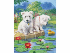 Norimpex Diamantová mozaika - Psi u rybníka