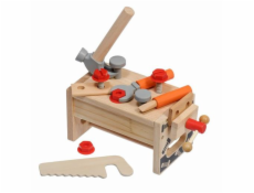 Sada Lucy & Leo dřevěná 182 Velký tesař - nářadí s ponkem 