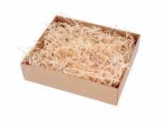 Přírodní dřevěné hobliny na balení dárků