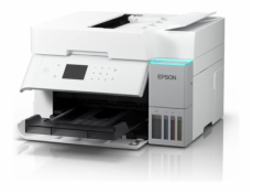 Epson EcoTank ET-3956 - Multifunkcní tiskárna - barva - tryskový - ITS - A4/Letter (média) - až 12 stran/min. (kopírování) - až 18 stran/min. (tisk) - 250 listy - Wi-Fi(ac), USB, LAN - bílá