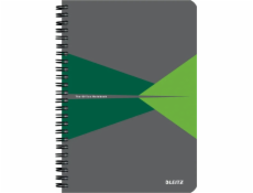 Leitz zápisník Office A5 čtverečkovaný, drátěná vazba, PP desky