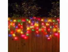 Světelný řetěz ve tvaru rampouchu, 18 m, různé barvy, 714 LED
