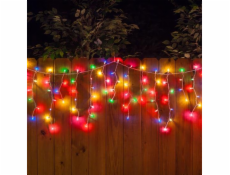 Světelný řetěz ve tvaru rampouchu, 12 m, různé barvy, 476 LED