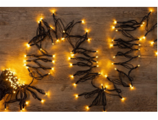 Vánoční dotyková světelná girlanda, 20 m, teplá bílá