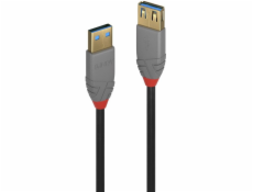 Lindy USB kabel USB-A - USB-A 1 m černý (36761)