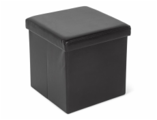 Puf Domoletti 53000010503, černý, 38 cm x 38 cm x 38 cm