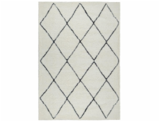 Koberec Domoletti Ideal 80260 390 bílý/černý 170 x 120 cm