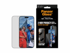 PanzerGlass - Ochrana obrazovky pro mobilní telefon - ultra-wide fit w. FASTFIT IN-A-BOX - sklo - s bezpecnostním filtrem - dvoucestné - barva rámu cerná