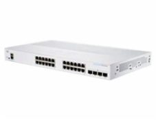 Cisco switch CBS350-24T-4G-UK (24xGbE,4xSFP,fanless) - REFRESH