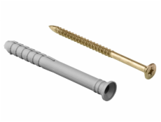 Wadfow Hmoždinka natloukací 8x60mm+vrut 4.8x63mm, sada 20 ks