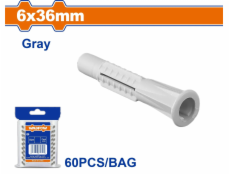 Wadfow Hmoždinka univerzální 6x36mm, sada 60 ks