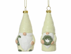 Vánoční hračka na stromeček Trpaslík, 11,4 cm, plast