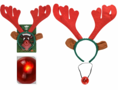 Vánoční mašle a svítící nos AAF201700