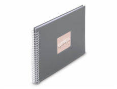 Hama  Fine Art  Spiral Steingrau 36x32 50 weiße Seiten    9838