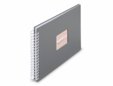 Hama  Fine Art  Spiral Steingrau 28x24 50 weiße Seiten    9837