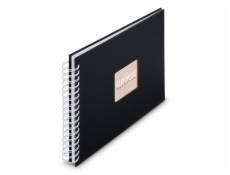 Hama  Fine Art  Spiral NewBlack 28x24 50 weiße Seiten    9831